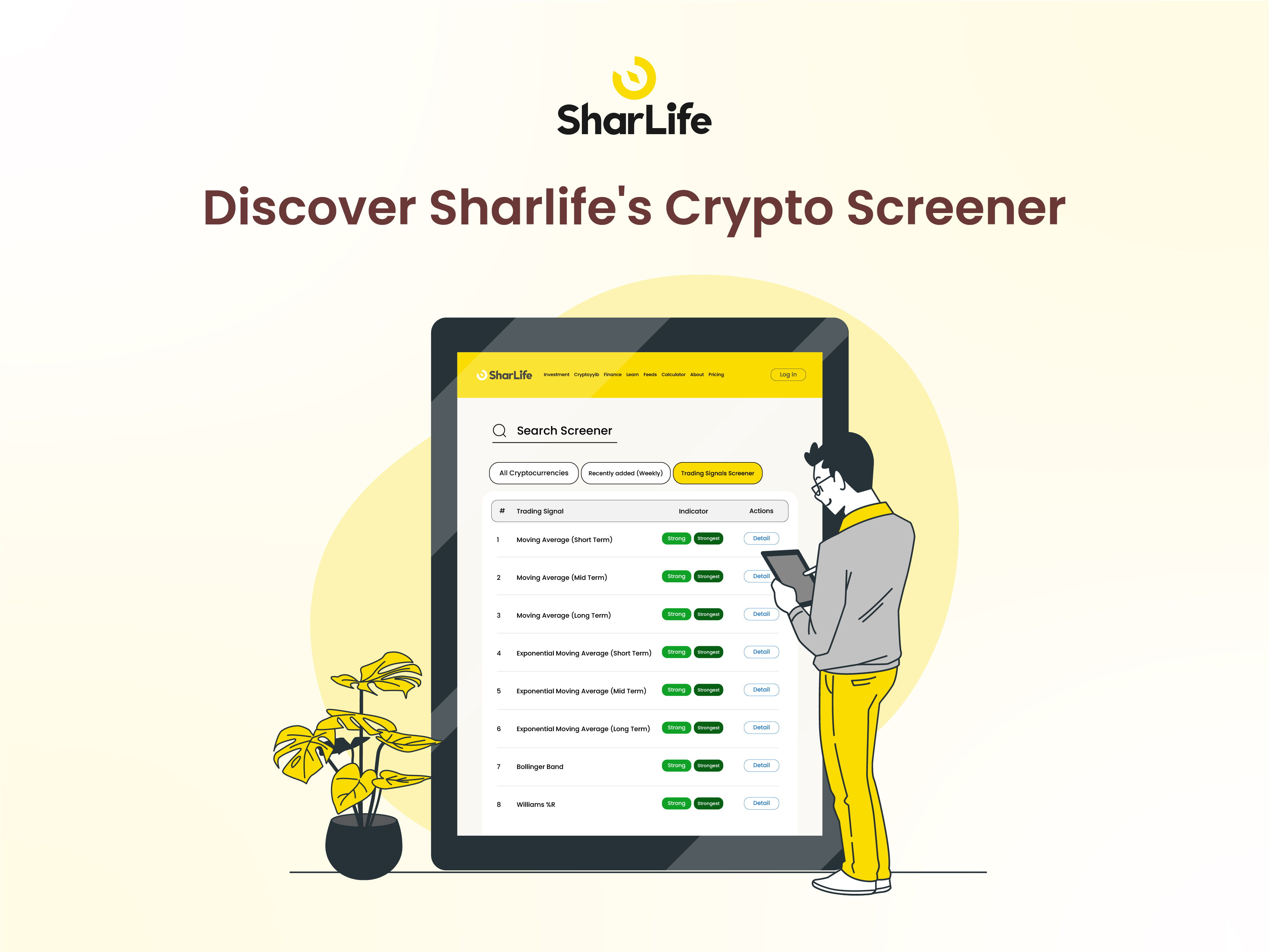 Discover Sharlife's Crypto Screener