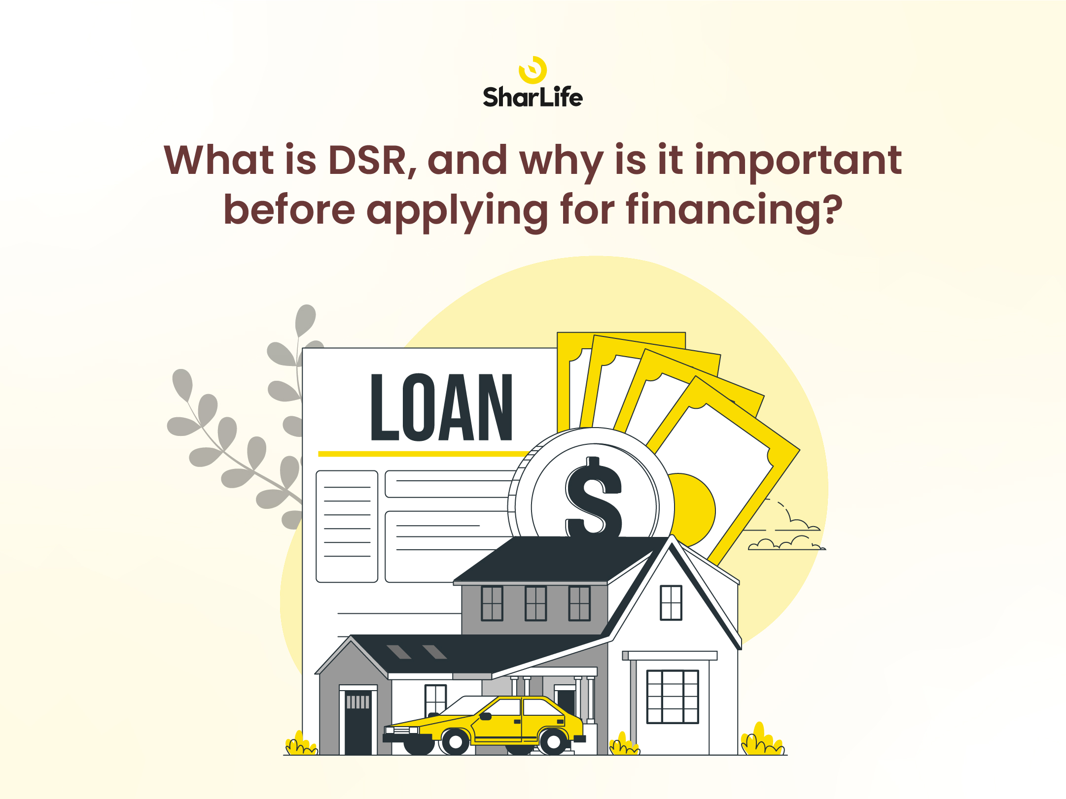 What is DSR, and why is it important before applying for financing?